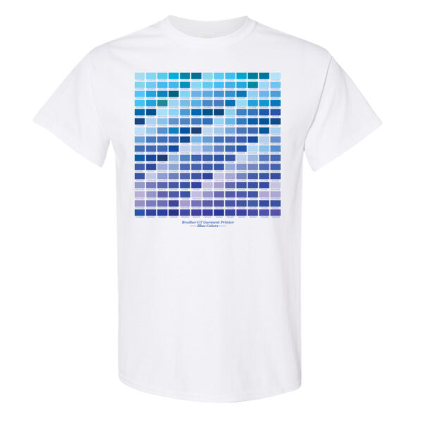 Blues Color Chart - Heavy Cotton™ T-Shirt Thumbnail