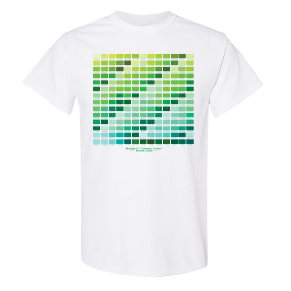 Greens Color Chart - Heavy Cotton™ T-Shirt Thumbnail